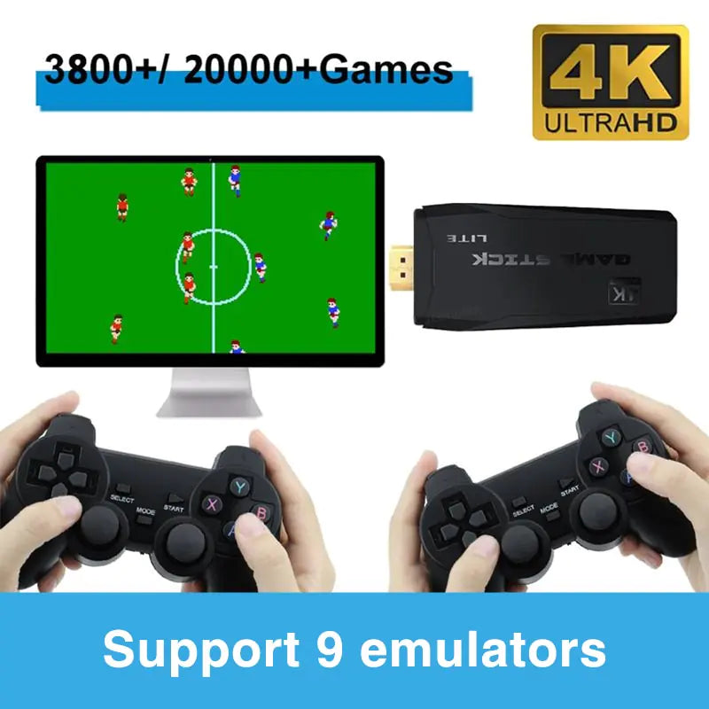 4K Video Game Console Wireless Controller Gamepad