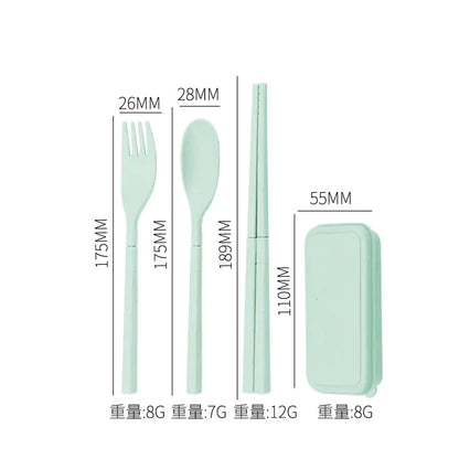 4Pcs Travel Utensil Set