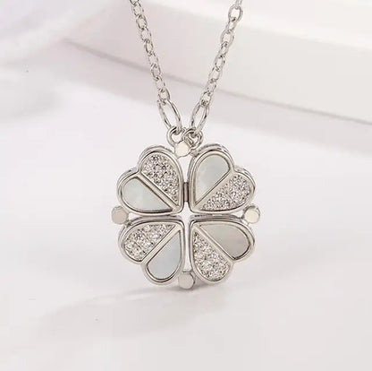 Clover Heart Shape Necklace