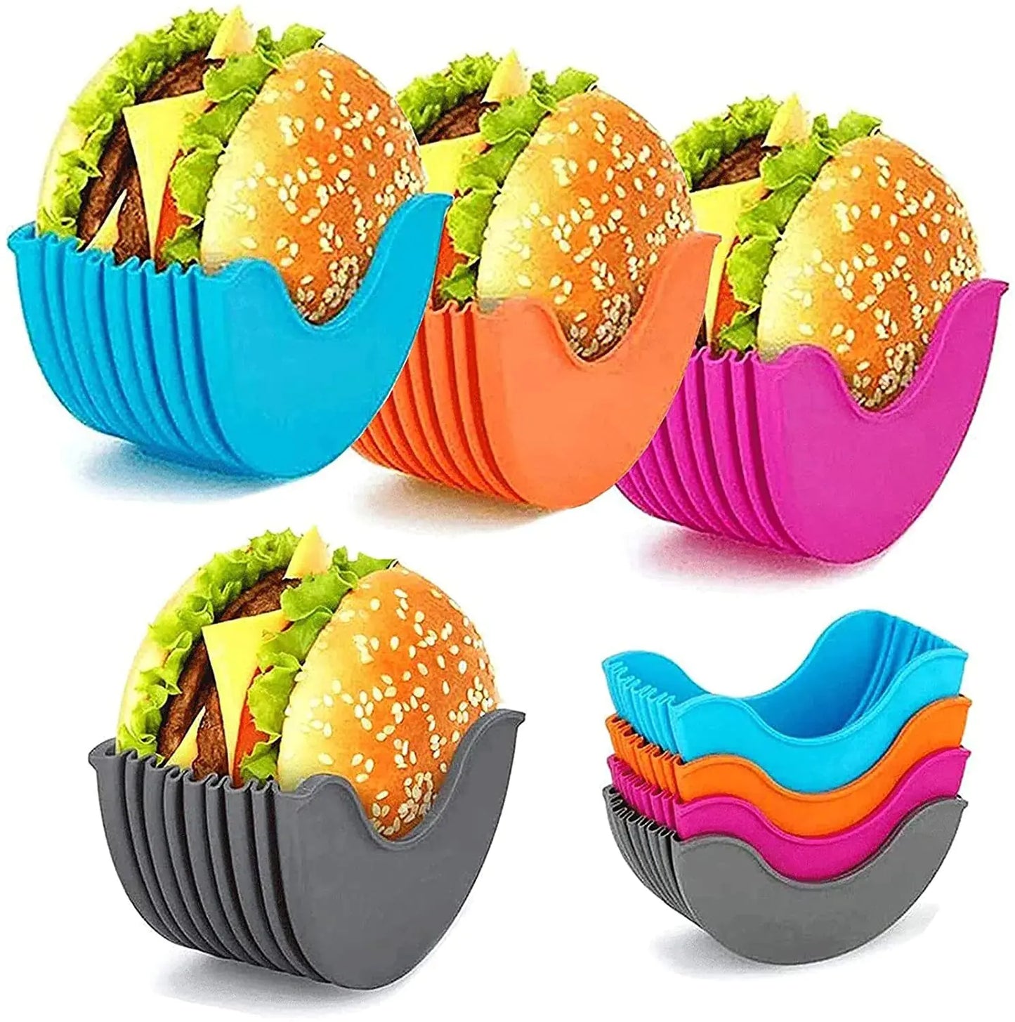 Silicone Shelf Hamburger Tools Fixed Rack Holder