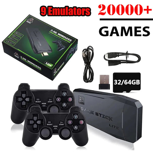 4K Video Game Console Wireless Controller Gamepad