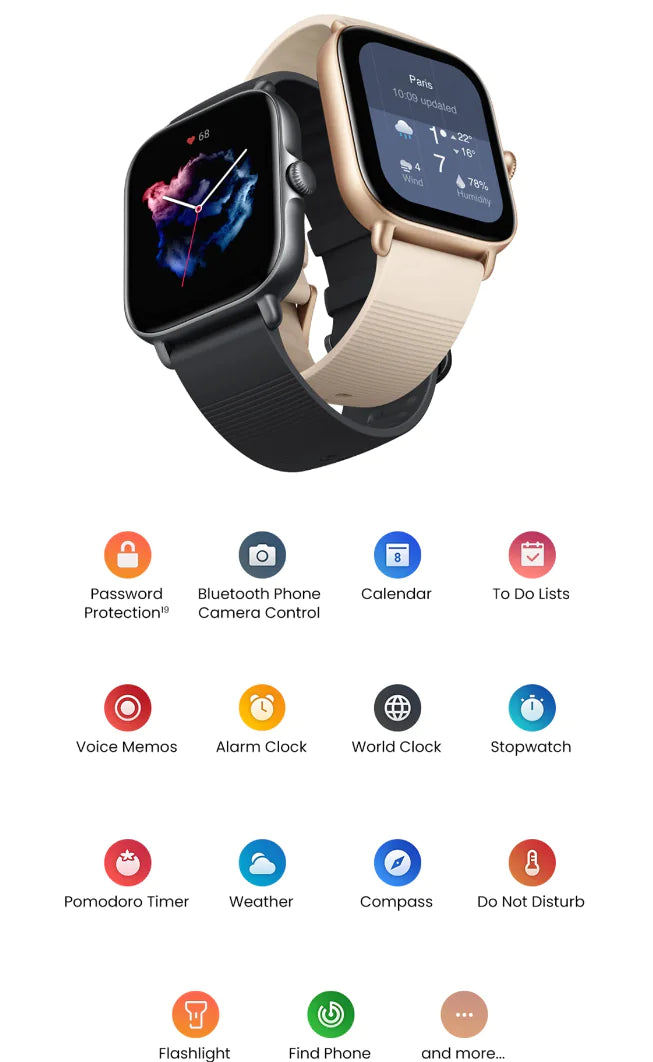 Waterproof  GPS Cycle Smart Watch