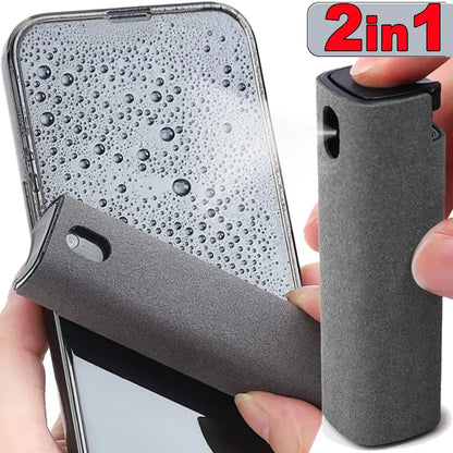 2in1 Screen Cleaner Spray Bottle Set